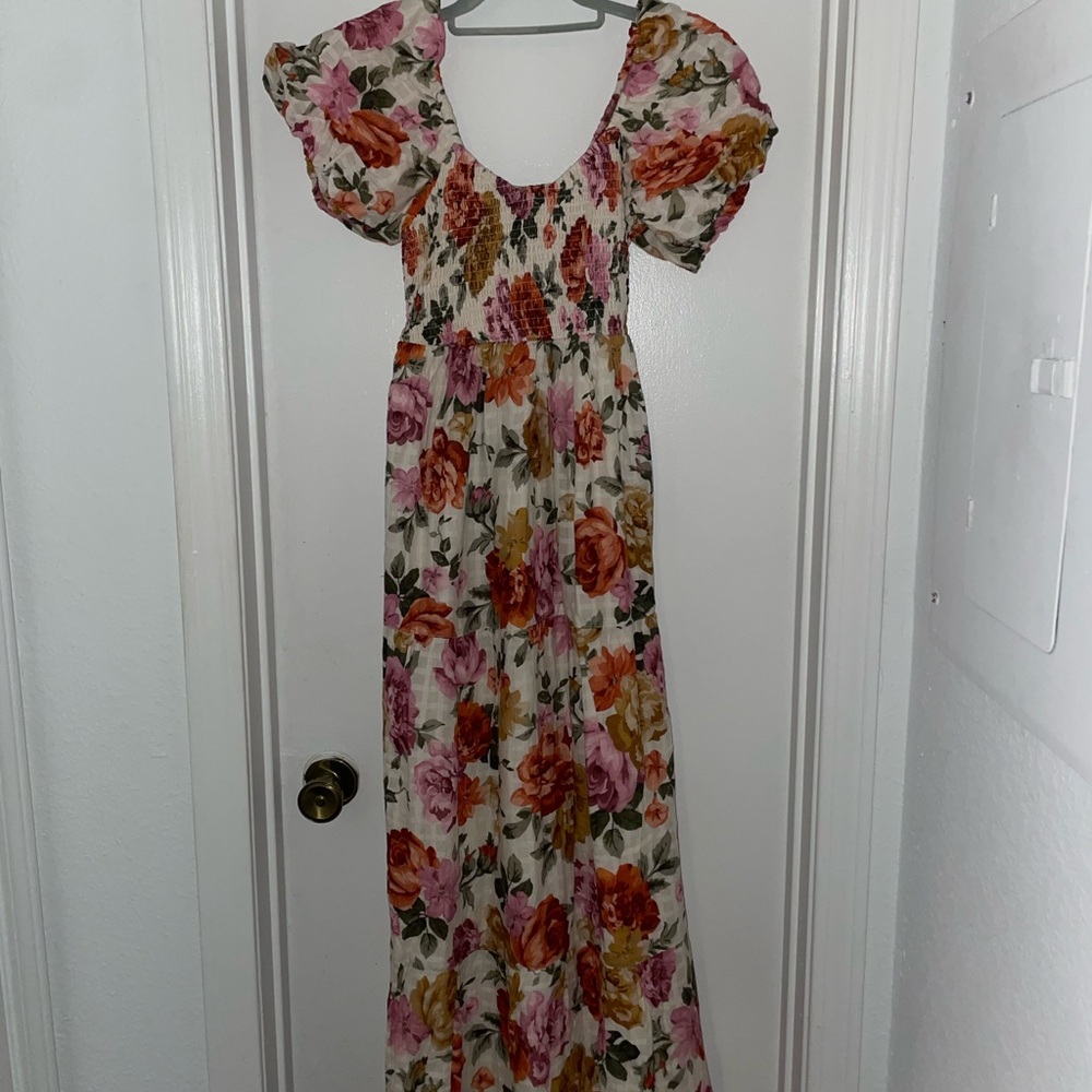 Show Me Your MuMu Floral Smocked Dress